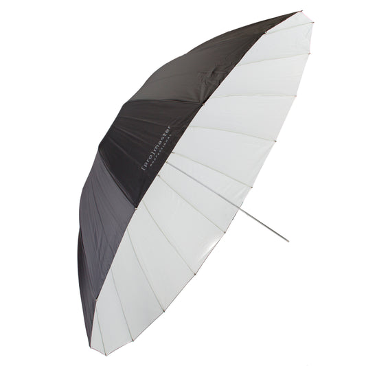 72" Reflective Umbrella - White with Black Backing