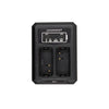 Dually Charger - USB-A for Olympus BLN-1