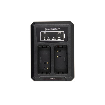 Dually Charger - USB-A for Olympus BLN-1