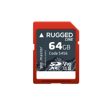 SDXC 64GB Rugged™ CINE UHS-II V90 Memory Card