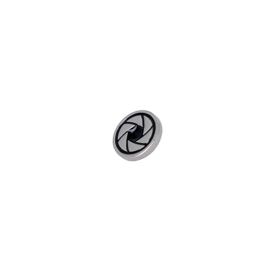 Deluxe Soft Shutter Button - Silver Leaf Shutter Design