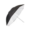 36" Convertible 3-in-1 Umbrella - White/Silver/Black