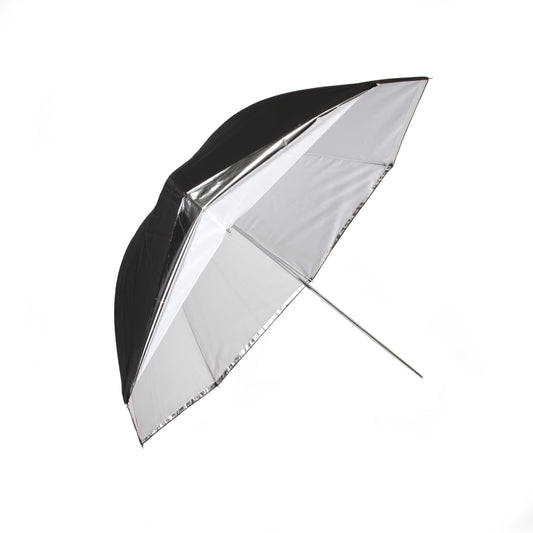 36" Convertible 3-in-1 Umbrella - White/Silver/Black