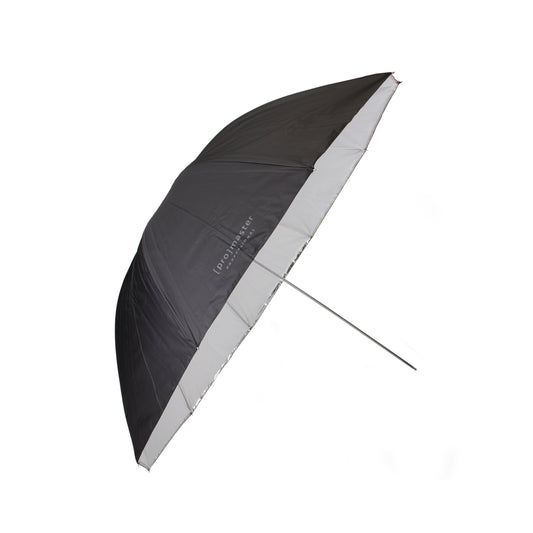 45" Convertible 3-in-1 Umbrella - White/Silver/Black