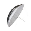 45" Convertible 3-in-1 Umbrella - White/Silver/Black