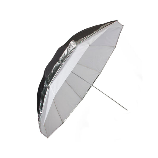 45" Convertible 3-in-1 Umbrella - White/Silver/Black