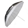 60" Convertible 3-in-1 Umbrella - White/Silver/Black